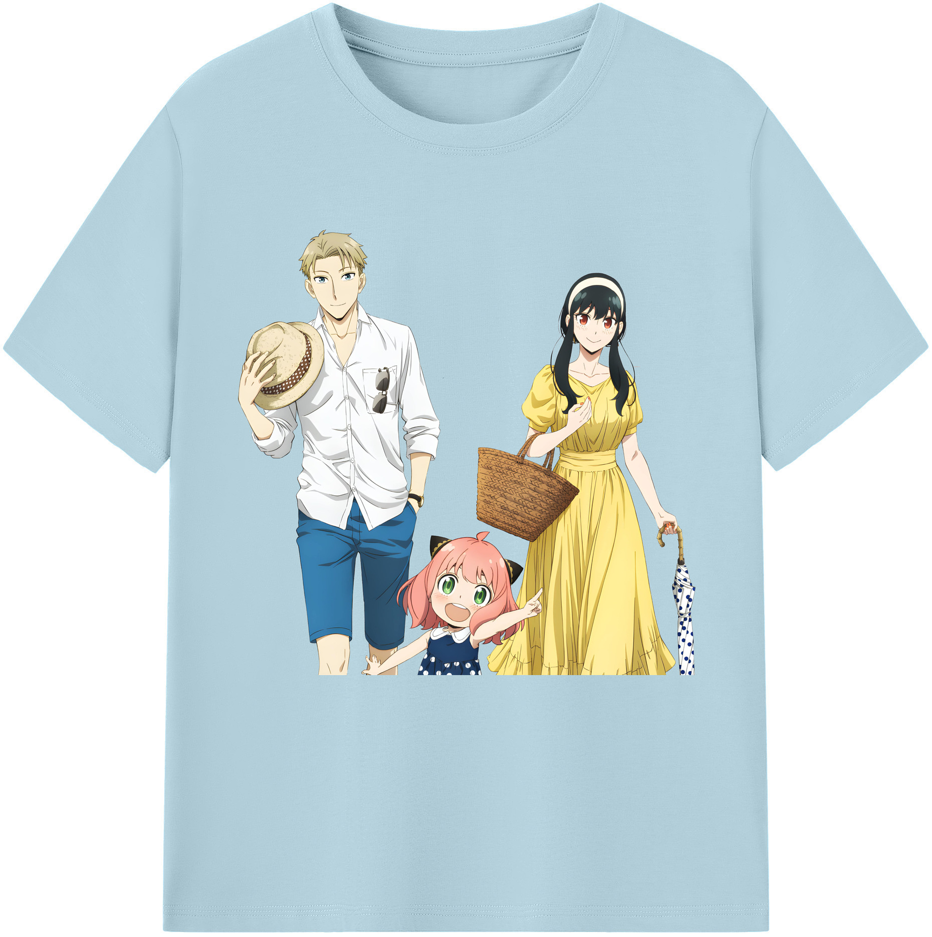 （画像用） SPY×FAMILY间谍家家酒 綿100％半袖Tシャツ（フロントプリント）